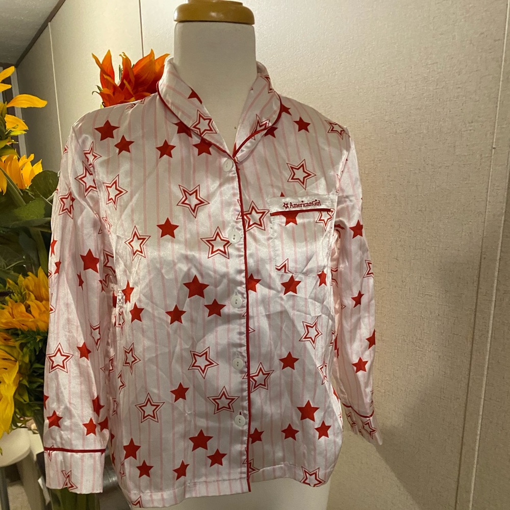 American girl pajama top never worn M